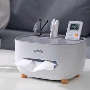 Ecoco Multifunctional Storage Box for Small Items & Paper Towels