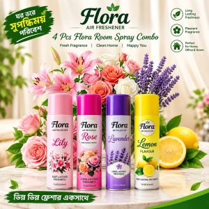 Flora Room Spray Combo (4 Pcs Pack)